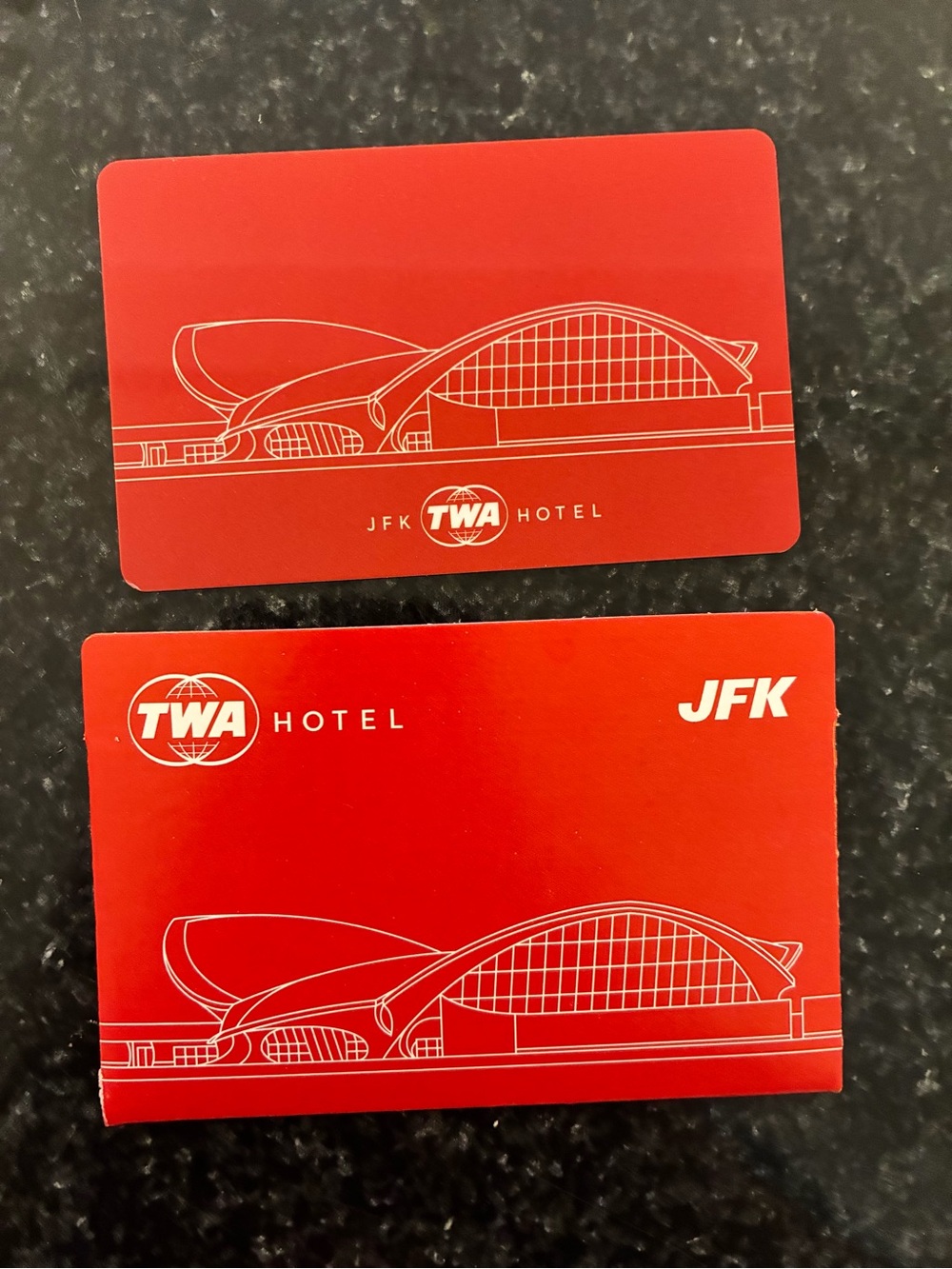 TWA Hotel NYC Room Key Card & Sleeve Transworld America Airline Collectibles